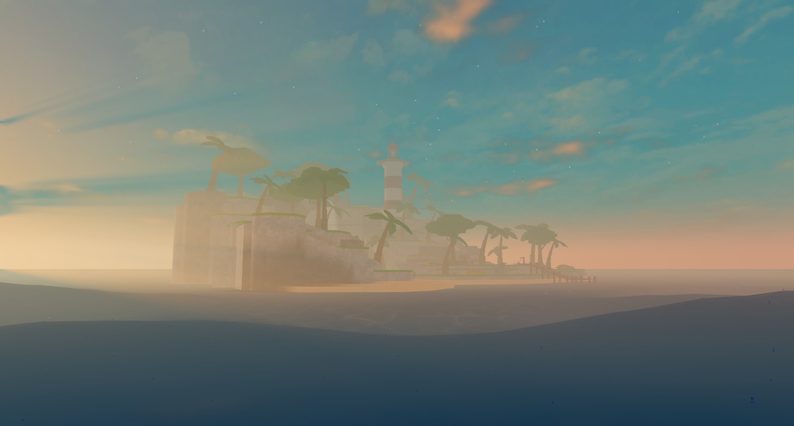 Oil Rig haze from the east