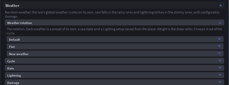 The Weather addon