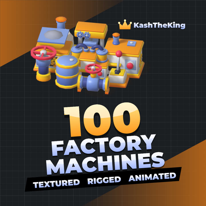 100 Factory Machines Roblox asset pack thumbnail