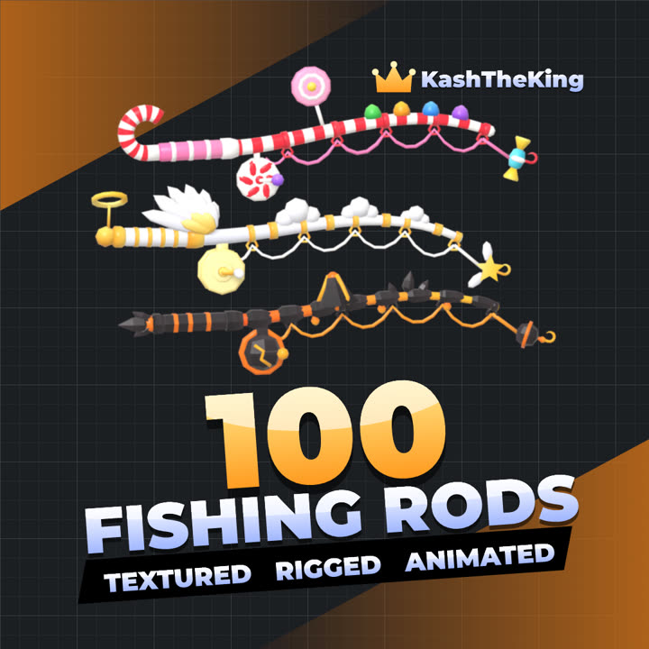100 Fishing Rods Roblox asset pack thumbnail