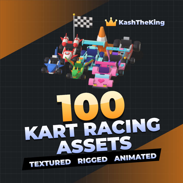 100 Kart Racing Assets Roblox asset pack thumbnail