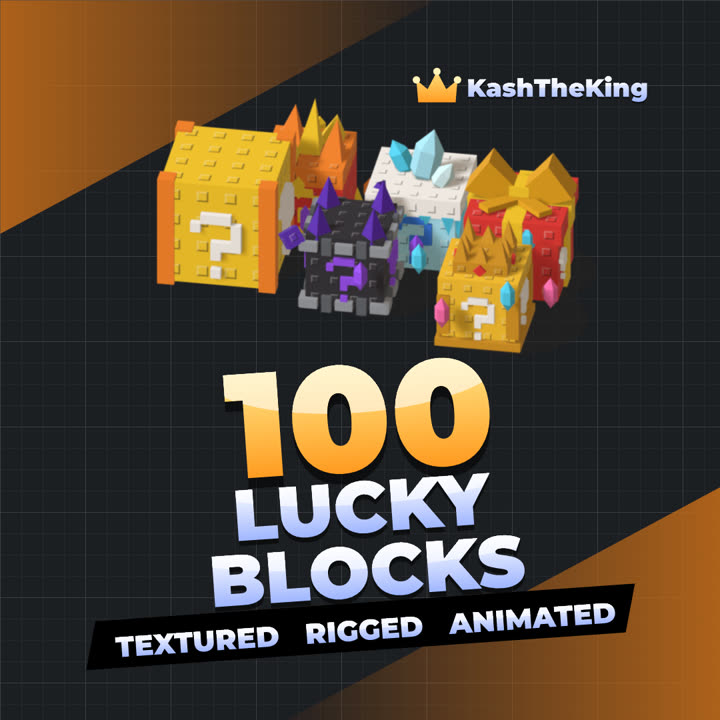 100 Lucky Blocks Roblox asset pack thumbnail