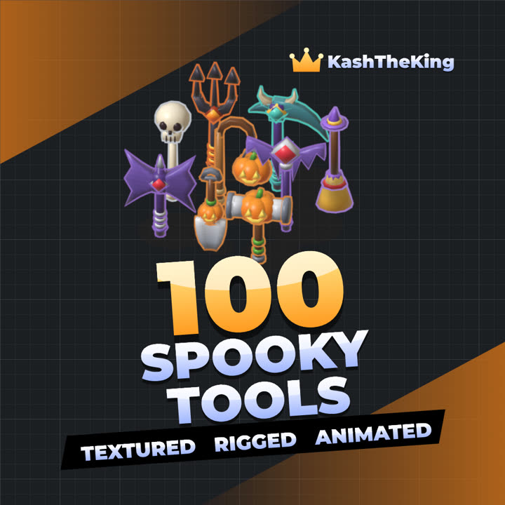 100 Spooky Tools Roblox asset pack thumbnail
