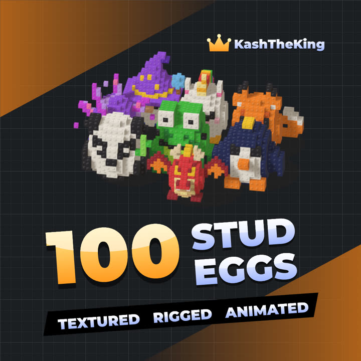 100 Stud Eggs Roblox asset pack thumbnail