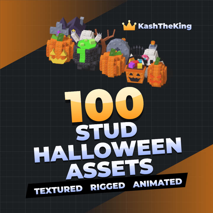 100 Stud Halloween Assets Roblox asset pack thumbnail