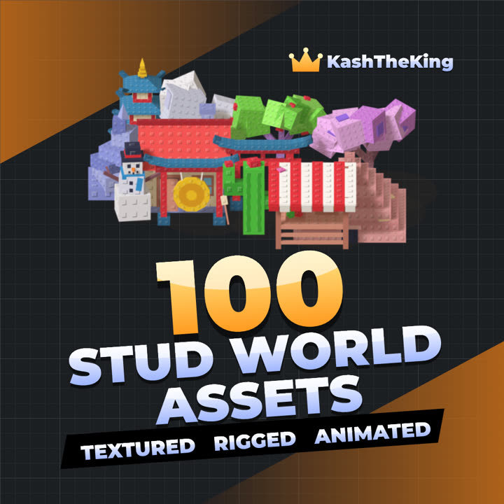 100 Stud World Assets Roblox asset pack thumbnail