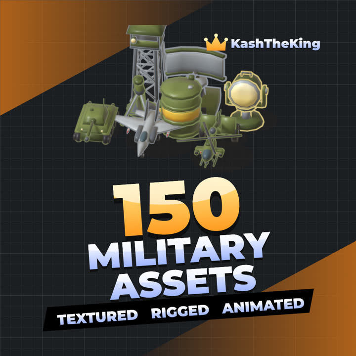 150 Military Assets Roblox asset pack