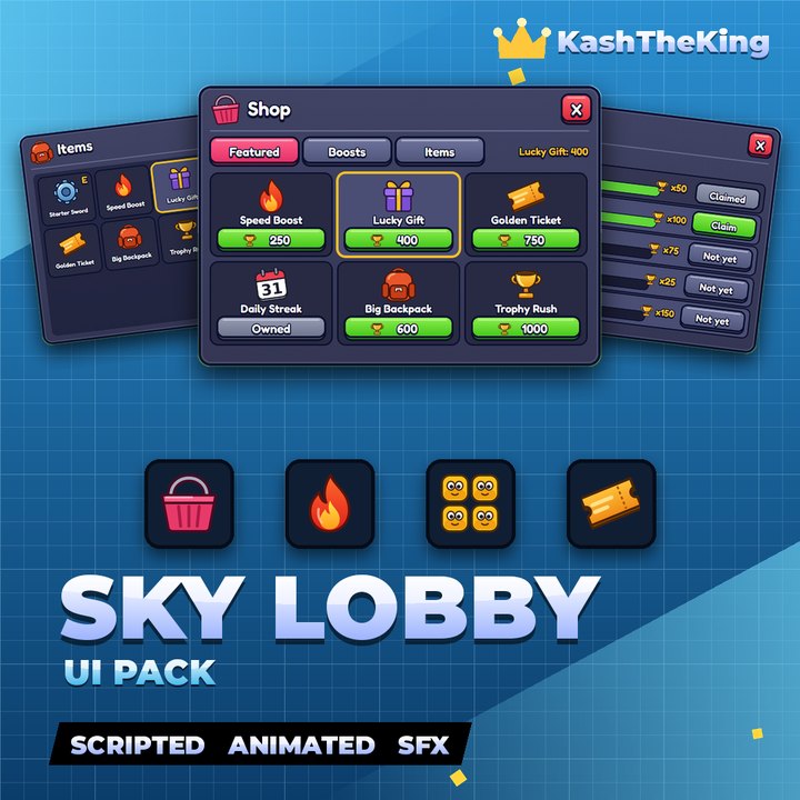 Sky Lobby UI Roblox UI Pack thumbnail